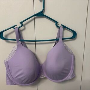 True & Co. Light Purple Lace Bra